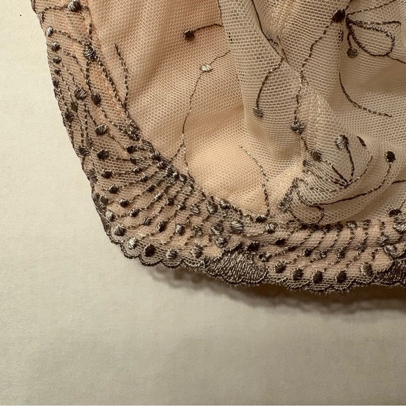 Fit Fully Yours Womens Nicole see -Thru Lace Bra Cloud Pink Size 36G - Picture 7 of 16